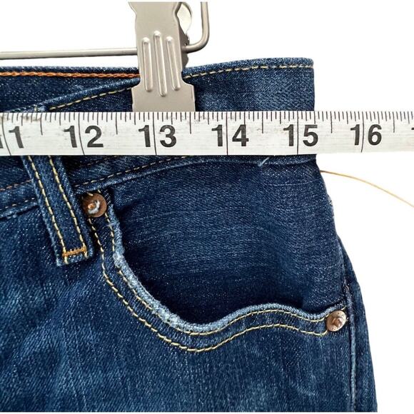 Ralph Lauren Jeans Womens 6 Blue Kelly Stretch Denim Y2K Bootcut Whisker Western - Picture 5 of 13